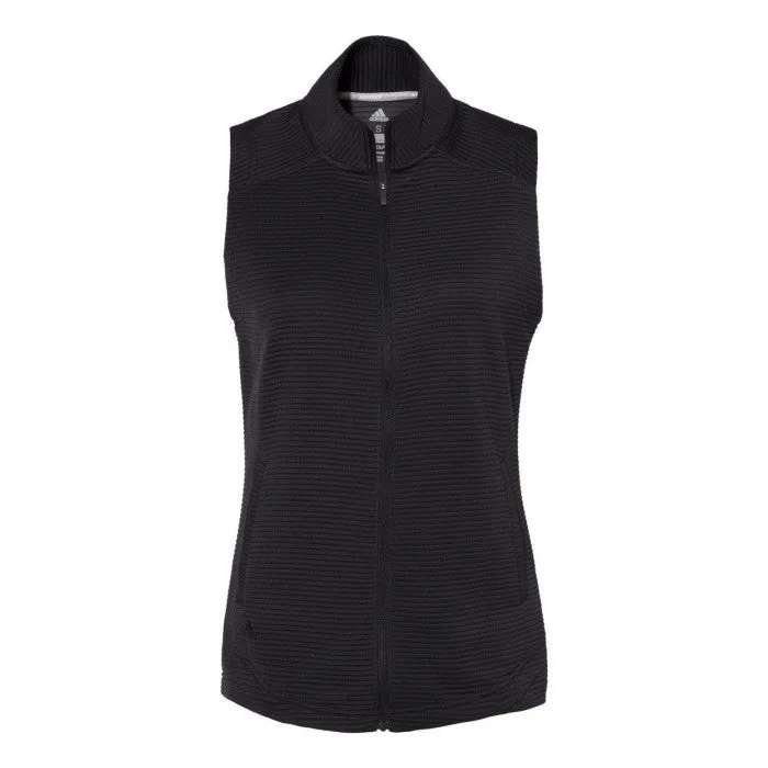 Adidas Women's Textured Full-Zip Vest