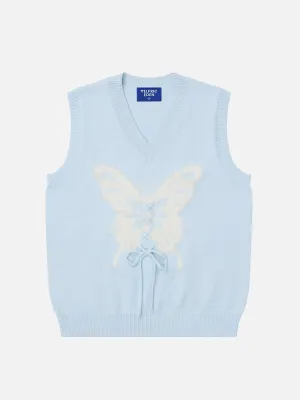 Aelfric Eden Jacquard Butterfly Sweater Vest