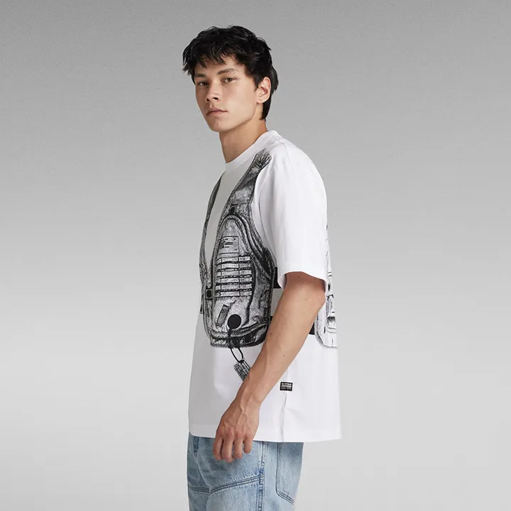 Archive Vest Boxy T (White) - GD24427C336110