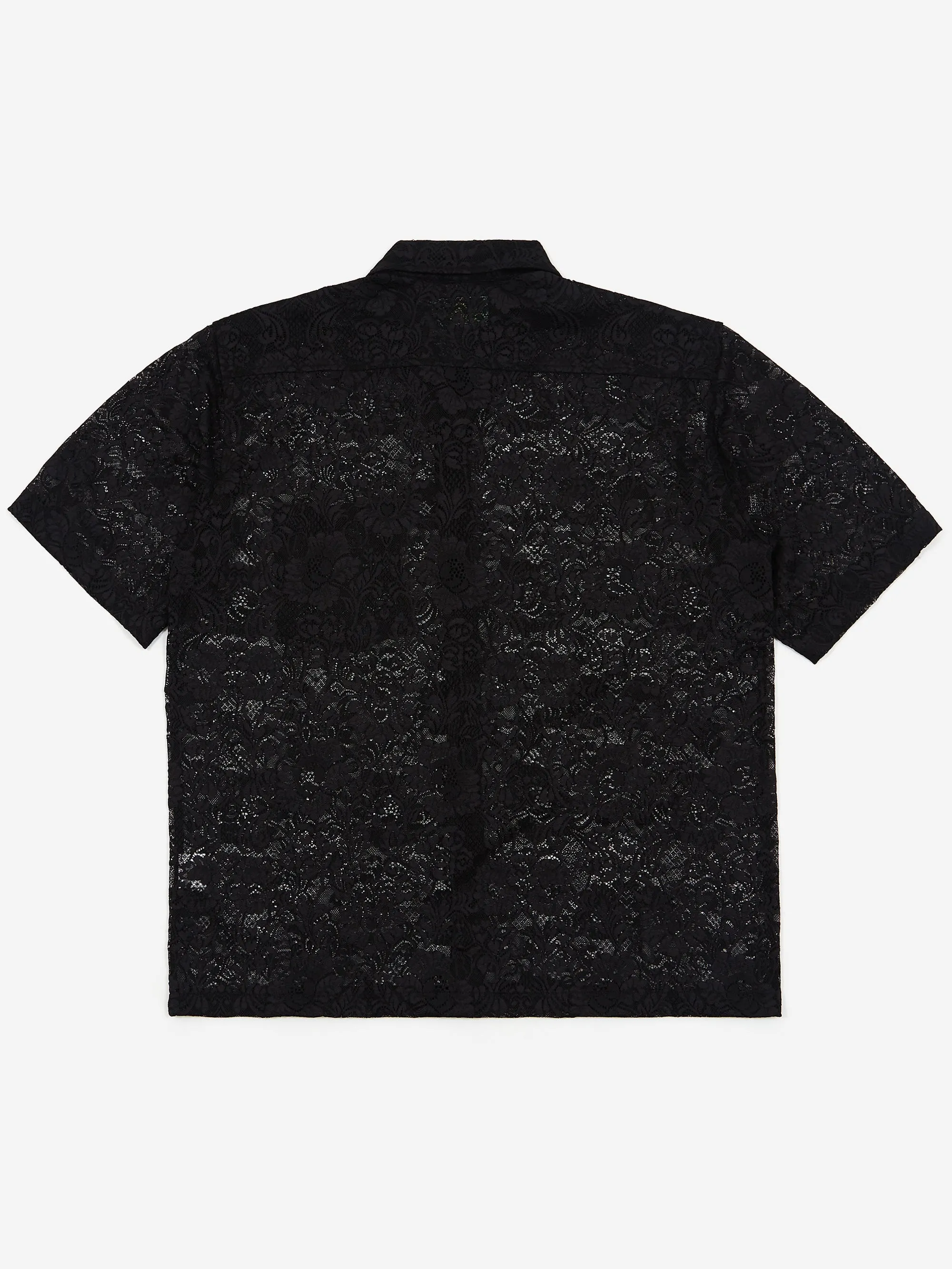 Aries Lace Hawaiian Shirt - Black