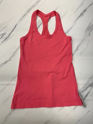 Athletic Tank Top By Lululemon In Pink, Size: 6