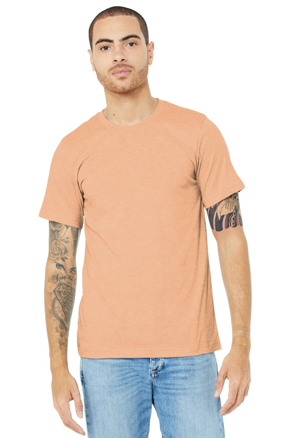 BELLA CANVAS ® Unisex Heather CVC Short Sleeve Tee. BC3001CVC