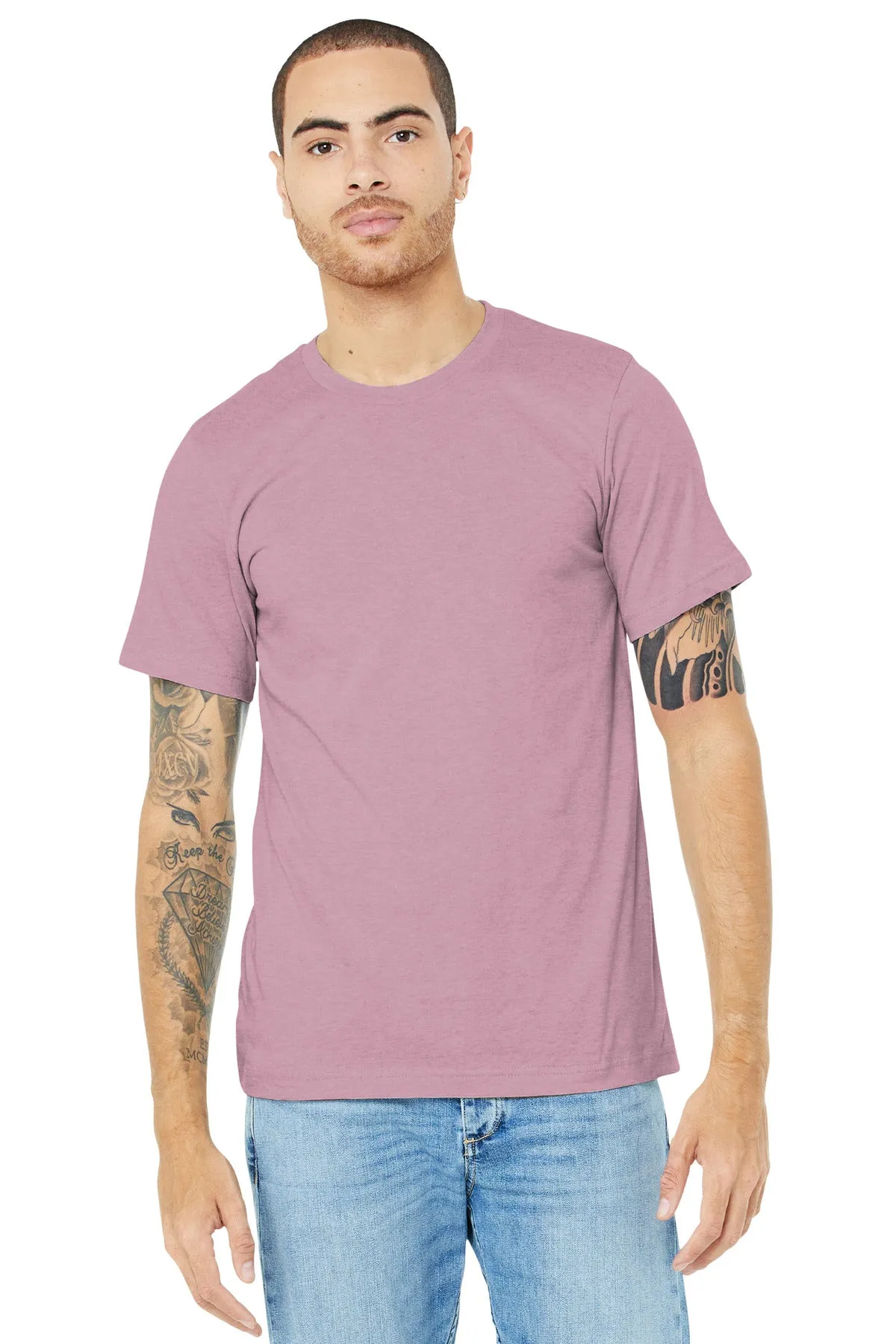 BELLA CANVAS ® Unisex Heather CVC Short Sleeve Tee. BC3001CVC