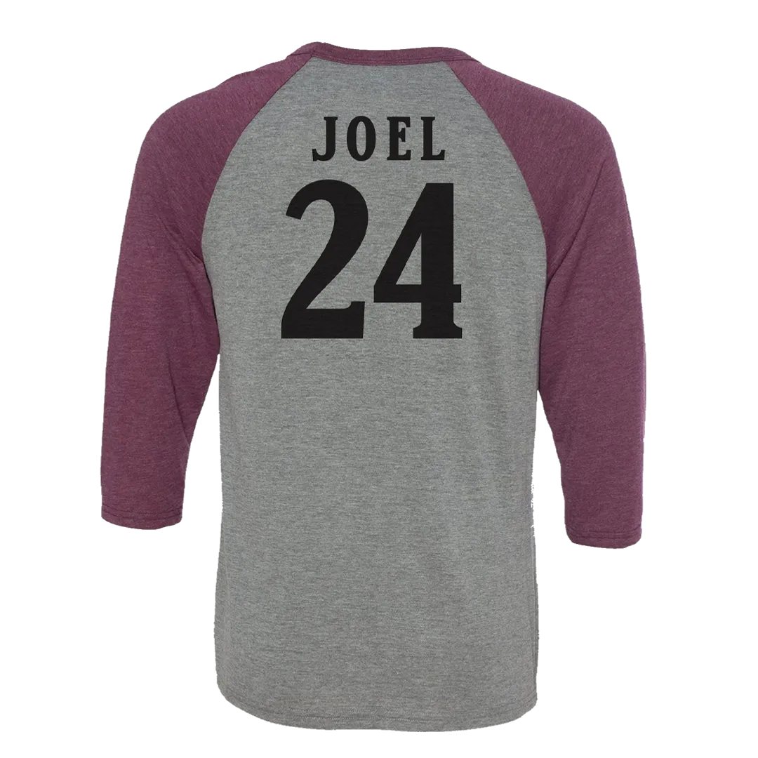 Billy Joel "Athletic Logo 24 " Raglan