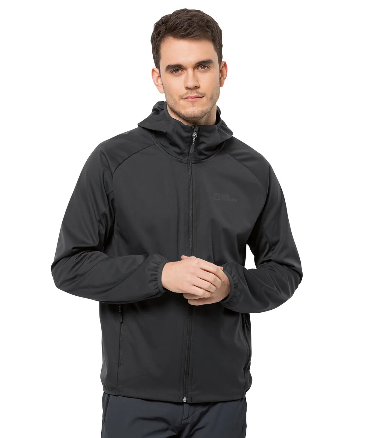 Black - Hooded softshell jacket (NL)