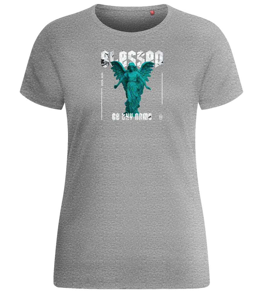 Blessed Angel Design - Basic women's fitted t-shirt