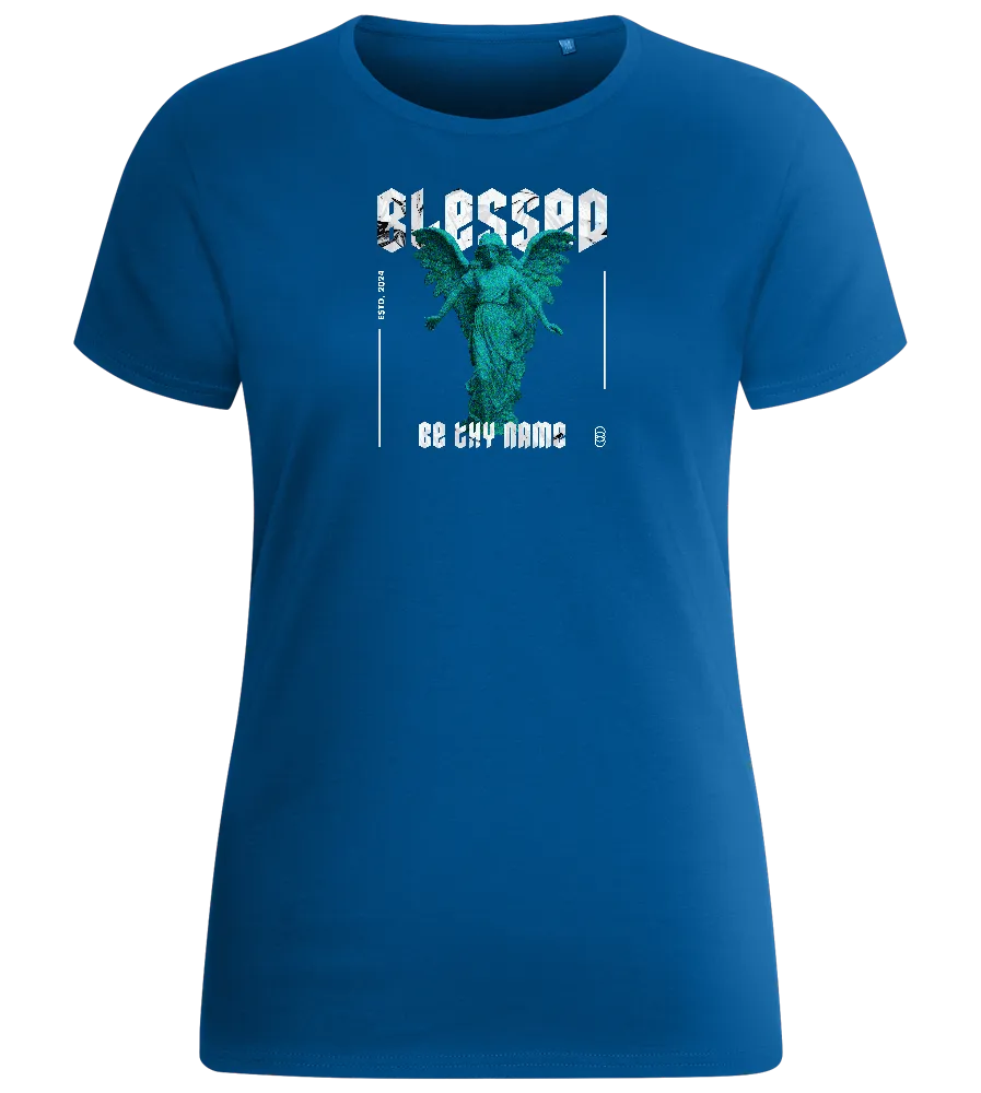 Blessed Angel Design - Basic women's fitted t-shirt