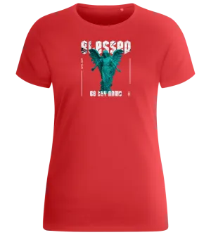 Blessed Angel Design - Basic women's fitted t-shirt