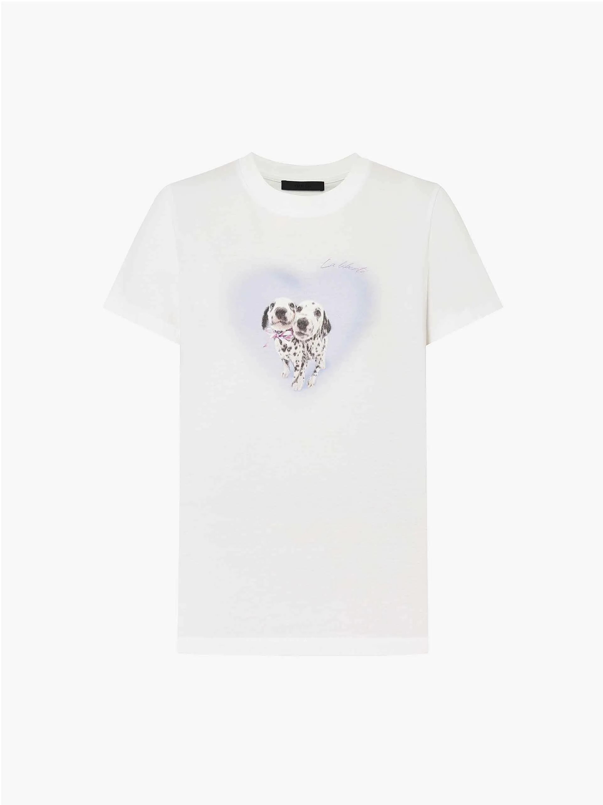 Cartoon Print Fitted T-shirt