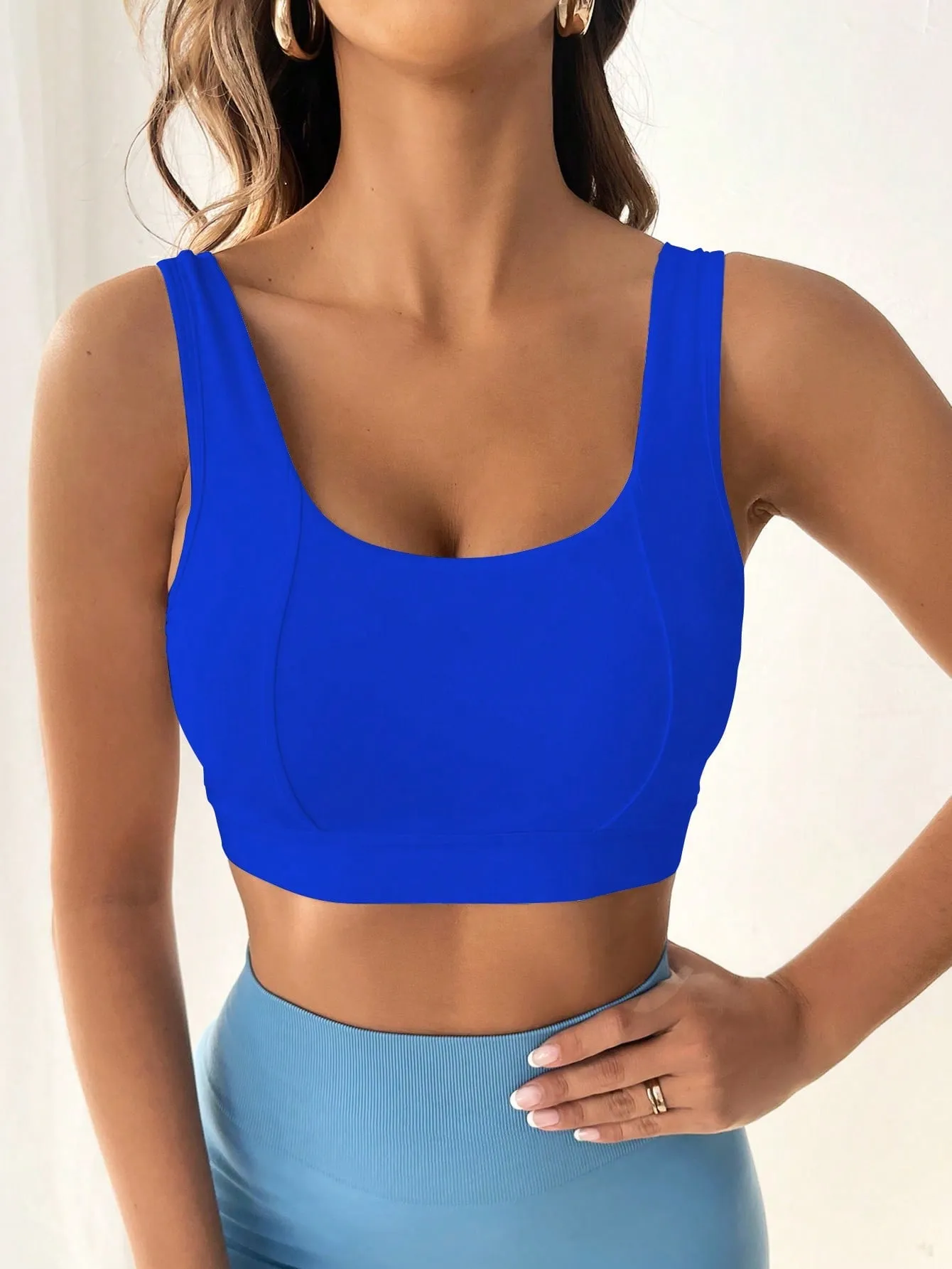 Crisscross Back Crop Sports Tank Top SS23