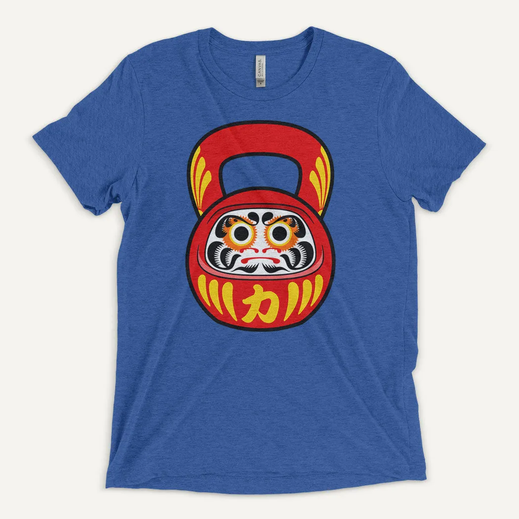 Daruma Doll Kettlebell Design Men's Triblend T-Shirt