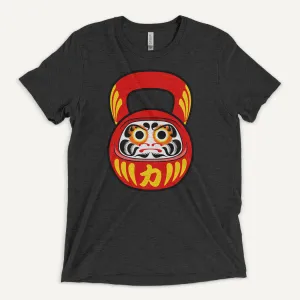 Daruma Doll Kettlebell Design Men's Triblend T-Shirt