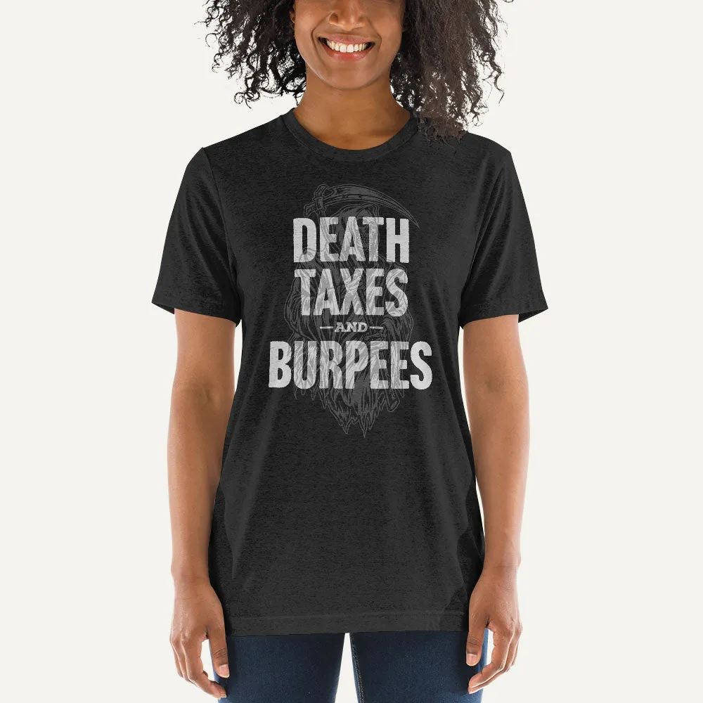 Death Taxes And Burpees Men’s Triblend T-Shirt