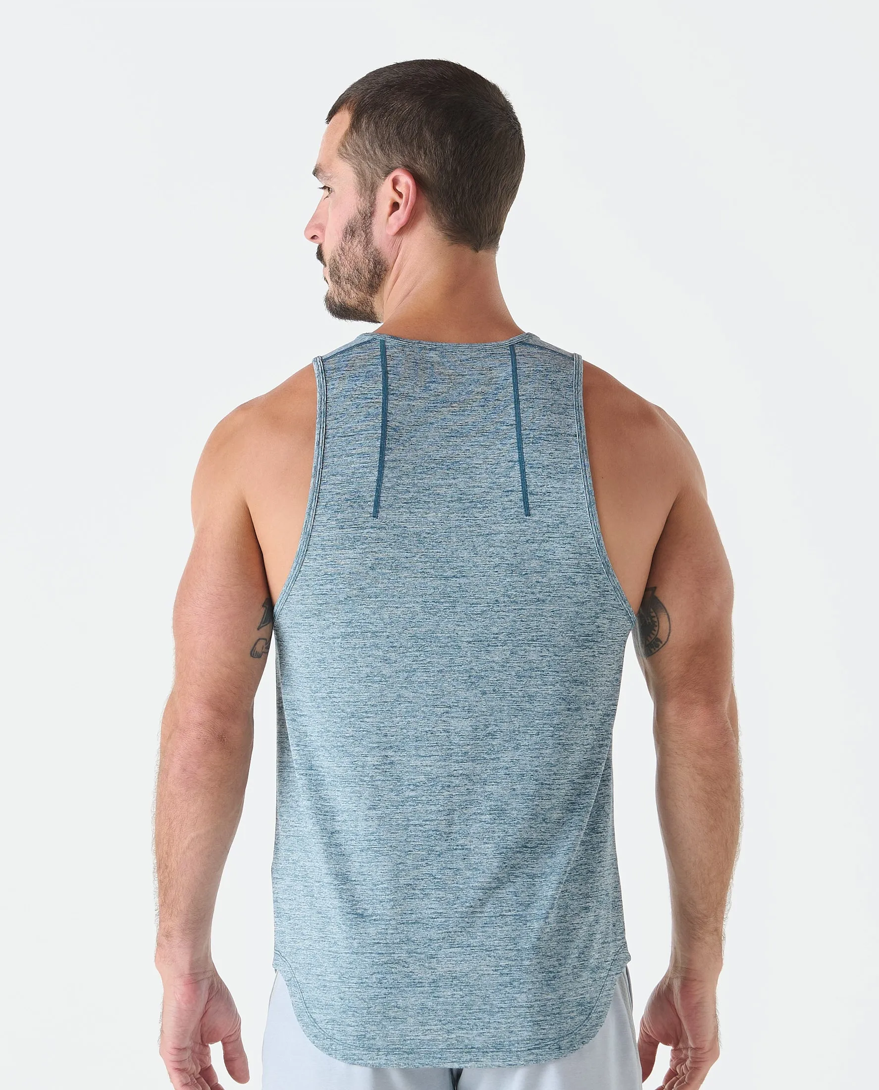 Enzo Tank Marine Heather