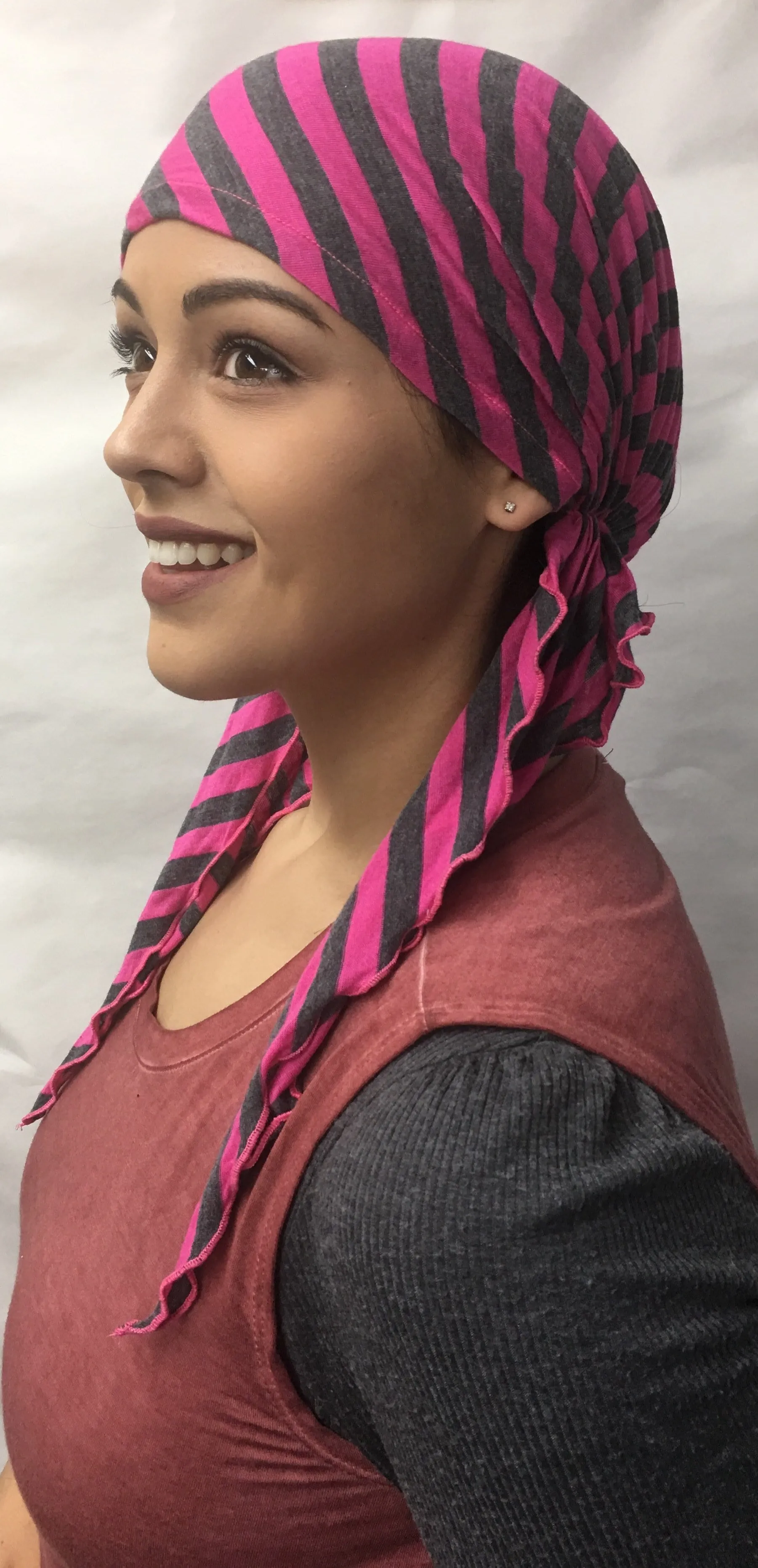 Fashion Headscarf | Tie Back Cap | Headscarf For Women To Conceal Hair | Pre Tied Sport Style Head Scarf