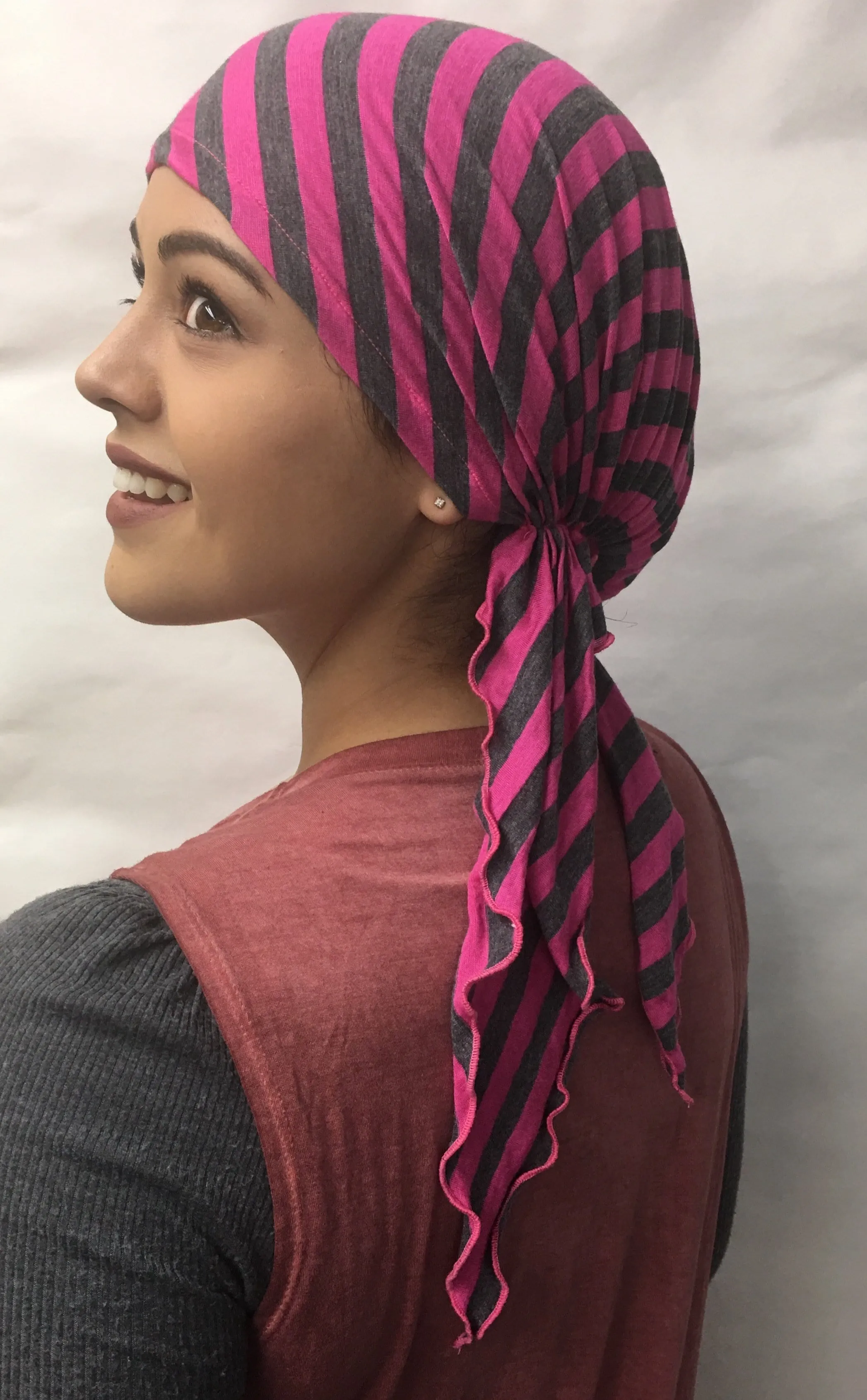 Fashion Headscarf | Tie Back Cap | Headscarf For Women To Conceal Hair | Pre Tied Sport Style Head Scarf