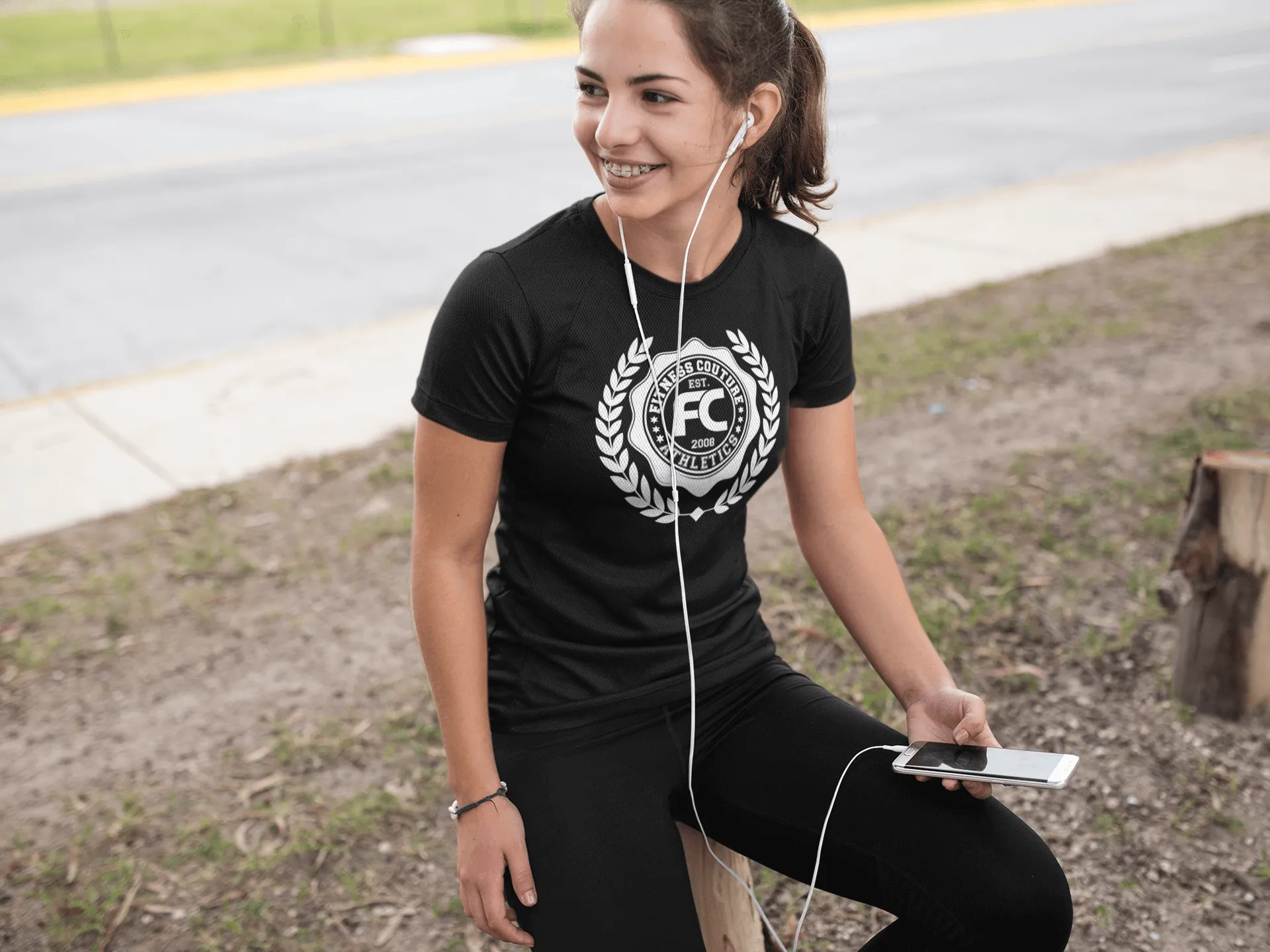 Fitness Couture Logo Crest T-shirt