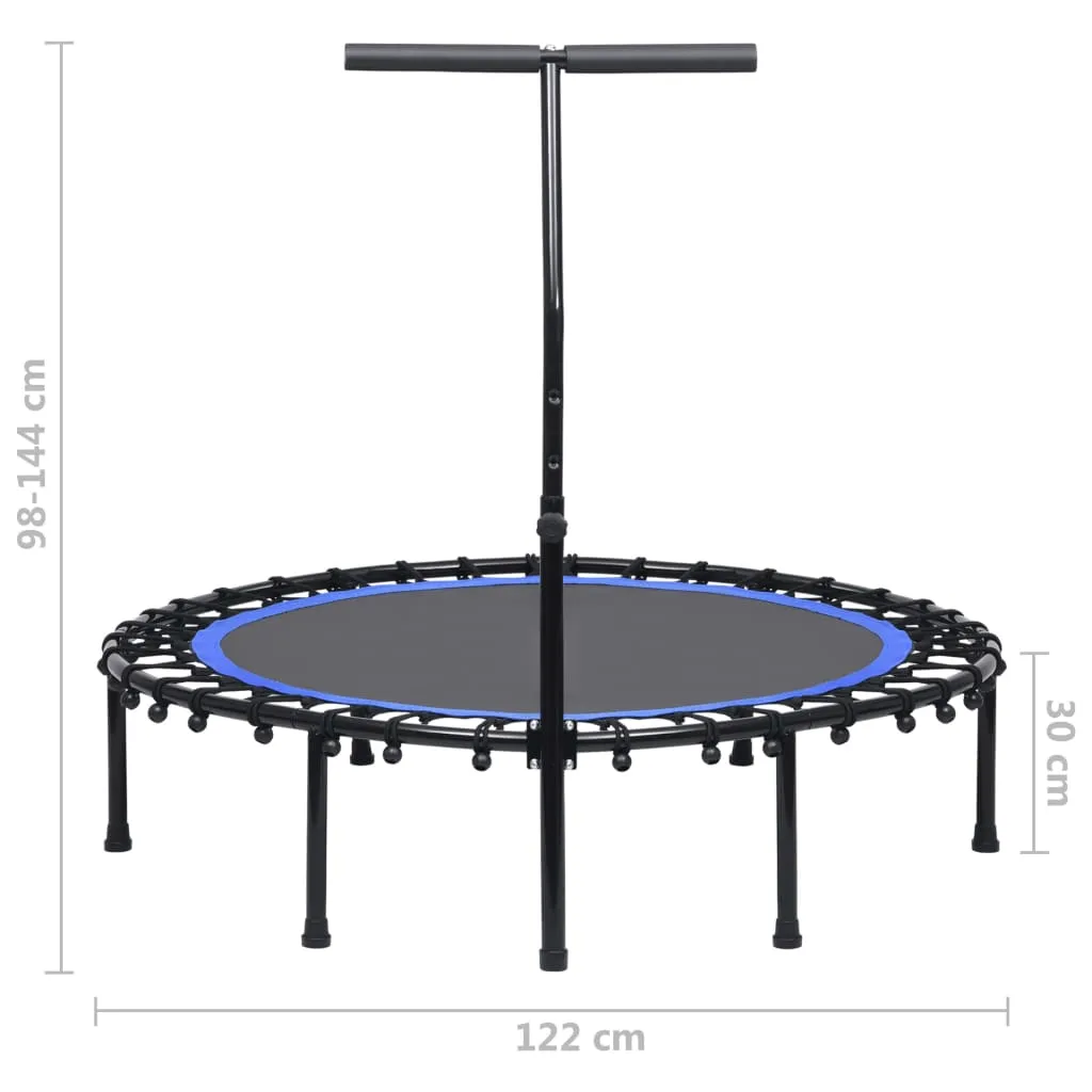 Fitness Trampoline with Handle 122 cm