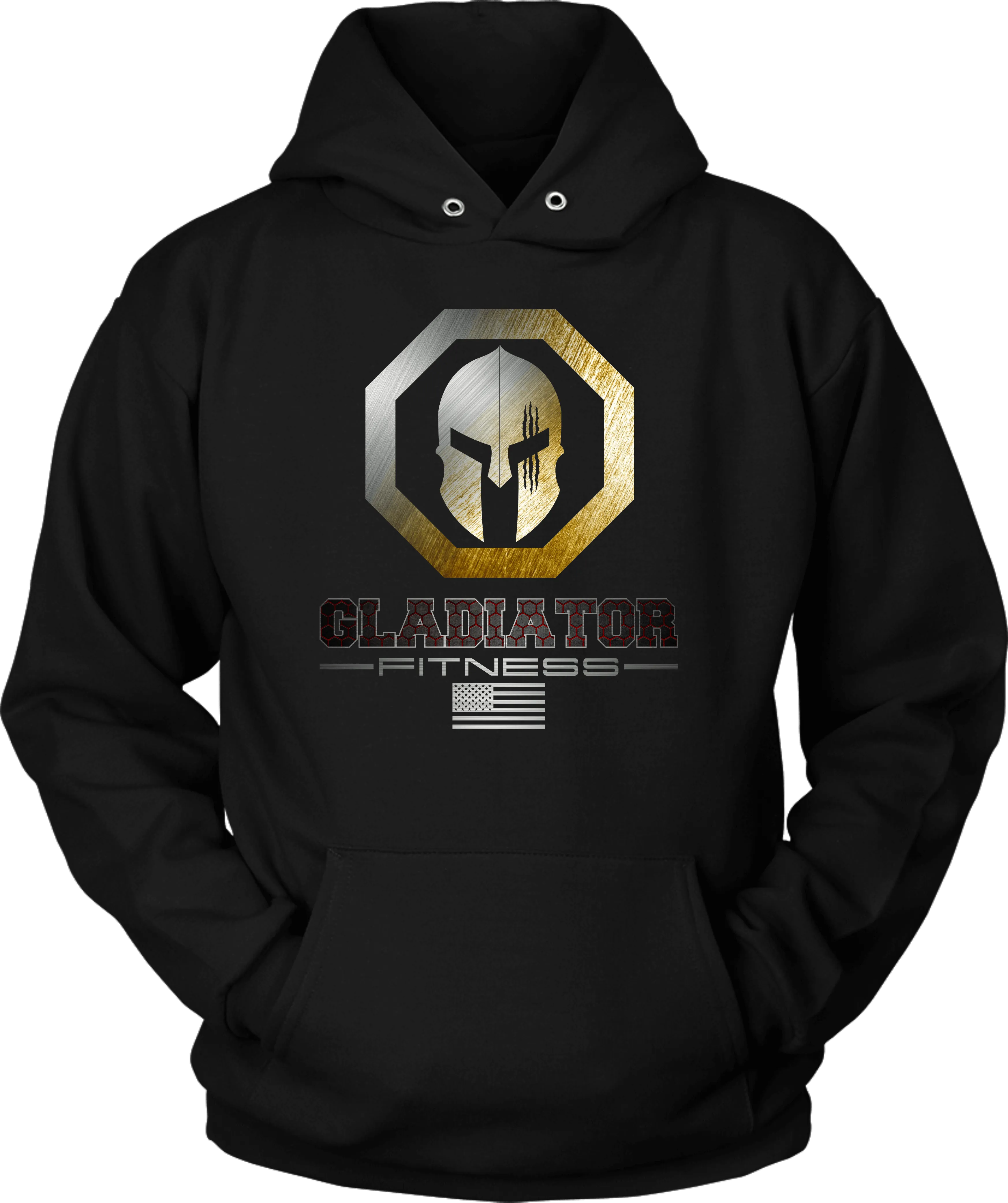 Gladiator Fitness Logo Tee - Gym Tee, Workout, Training...