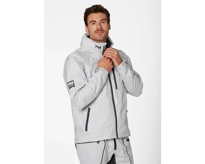 Helly Hansen Men's CREW HOODED JACKET Grey Fog