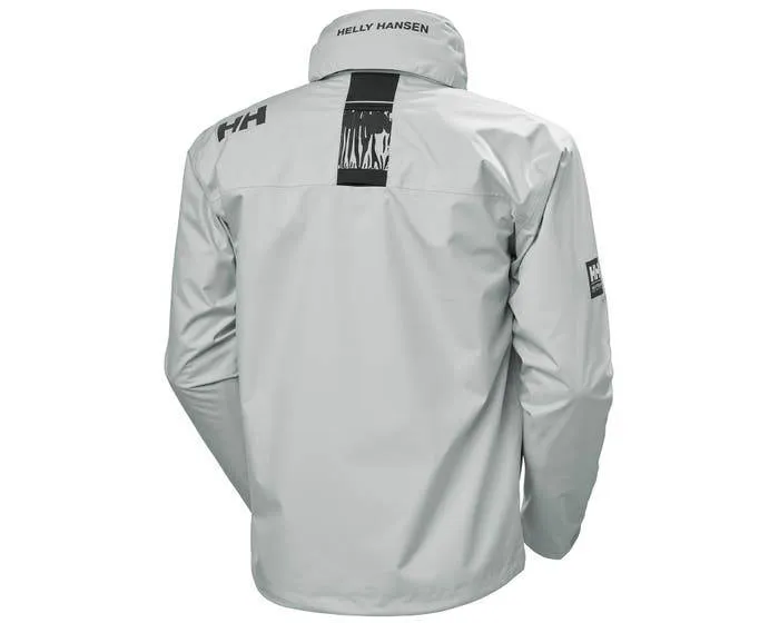 Helly Hansen Men's CREW HOODED JACKET Grey Fog