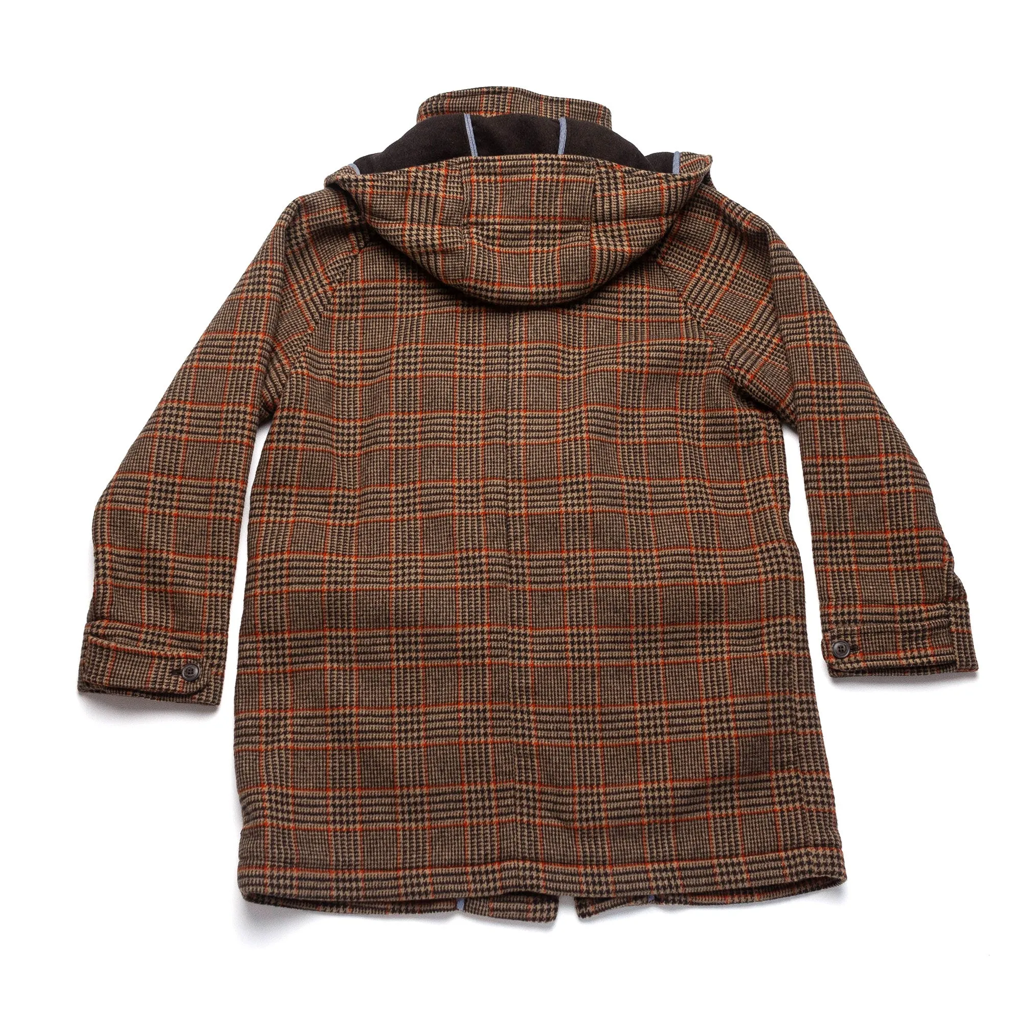 Houndstooth Hooded Coat - 48/Madium