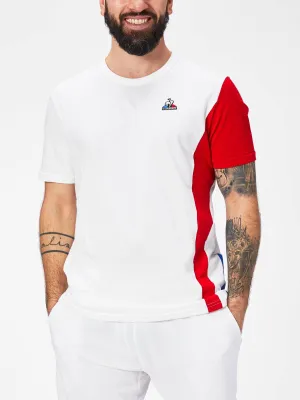 Le Coq Sportif TRI Tee SS N'1 M - Mens - Red/White