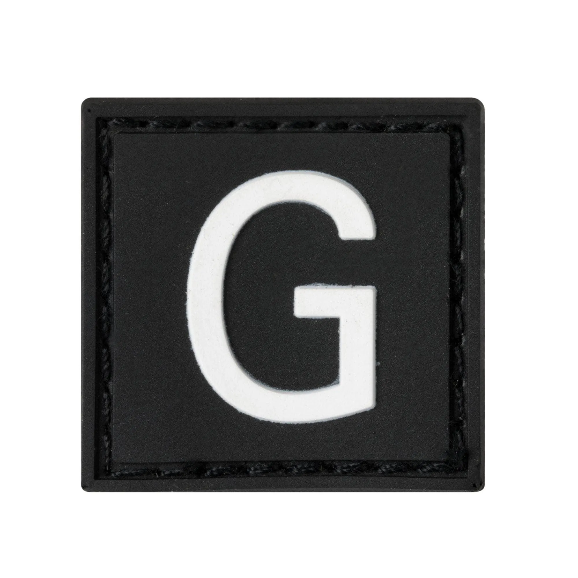 Letter Rubber Patches