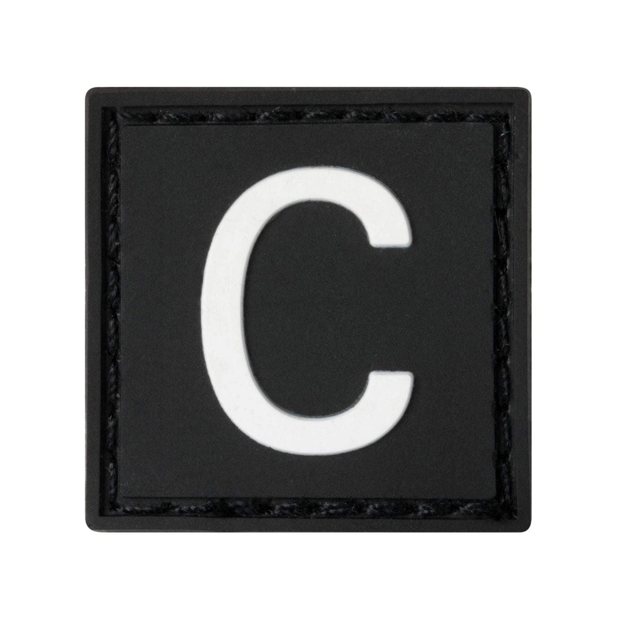 Letter Rubber Patches