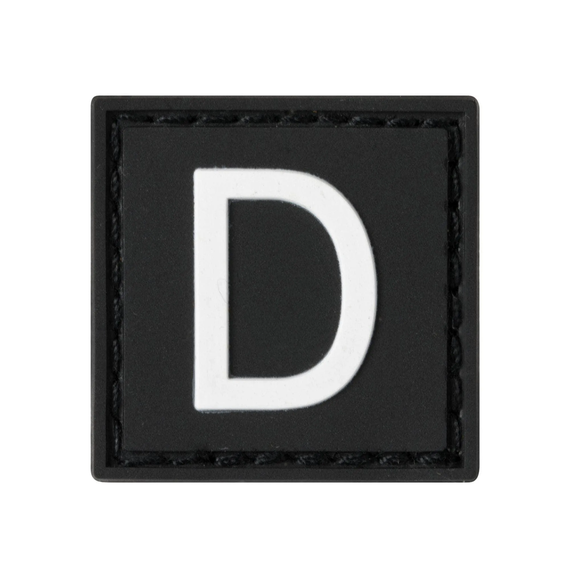 Letter Rubber Patches