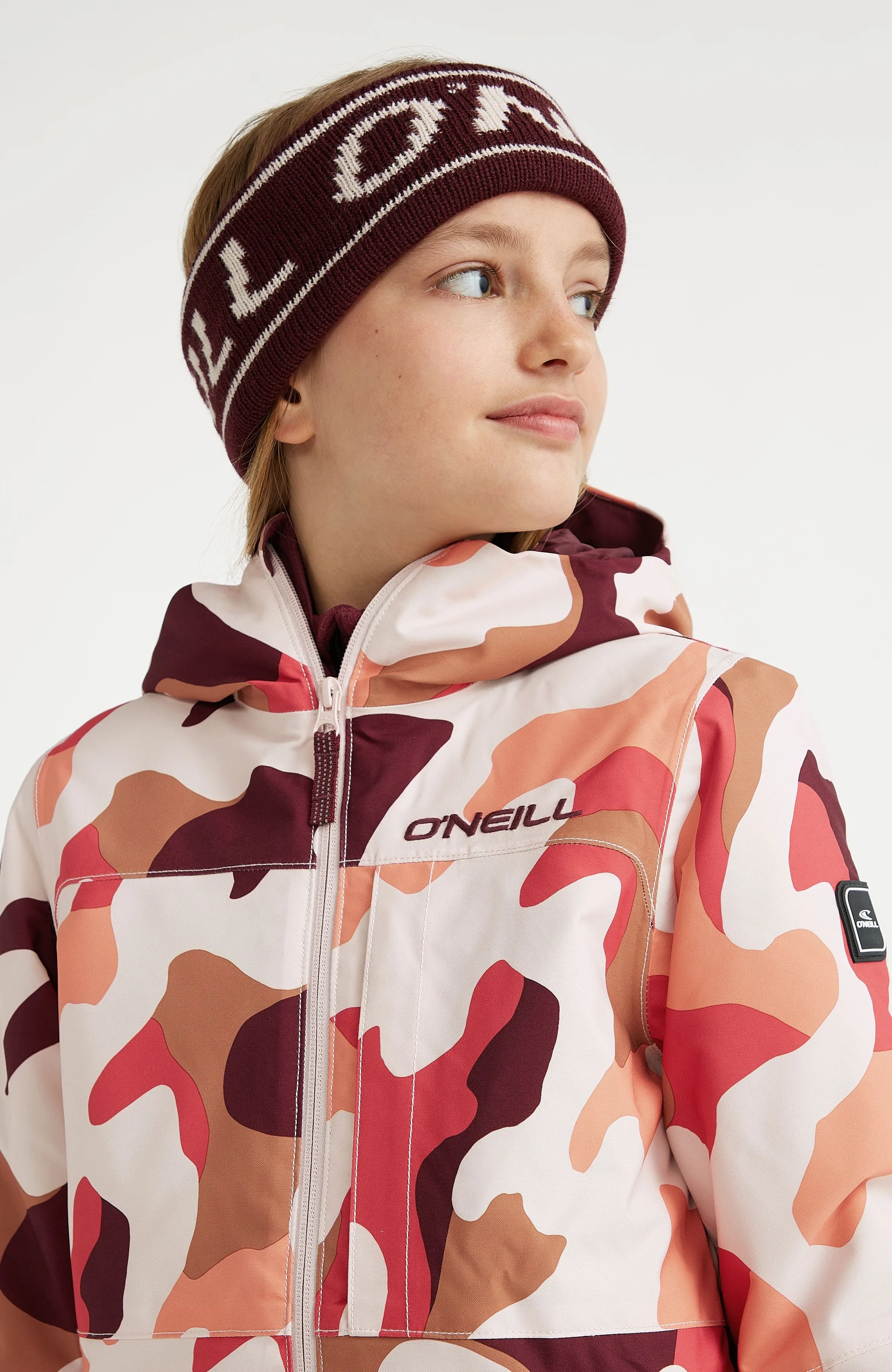 Lite Printed Snow Jacket | Purple Hiker Camo