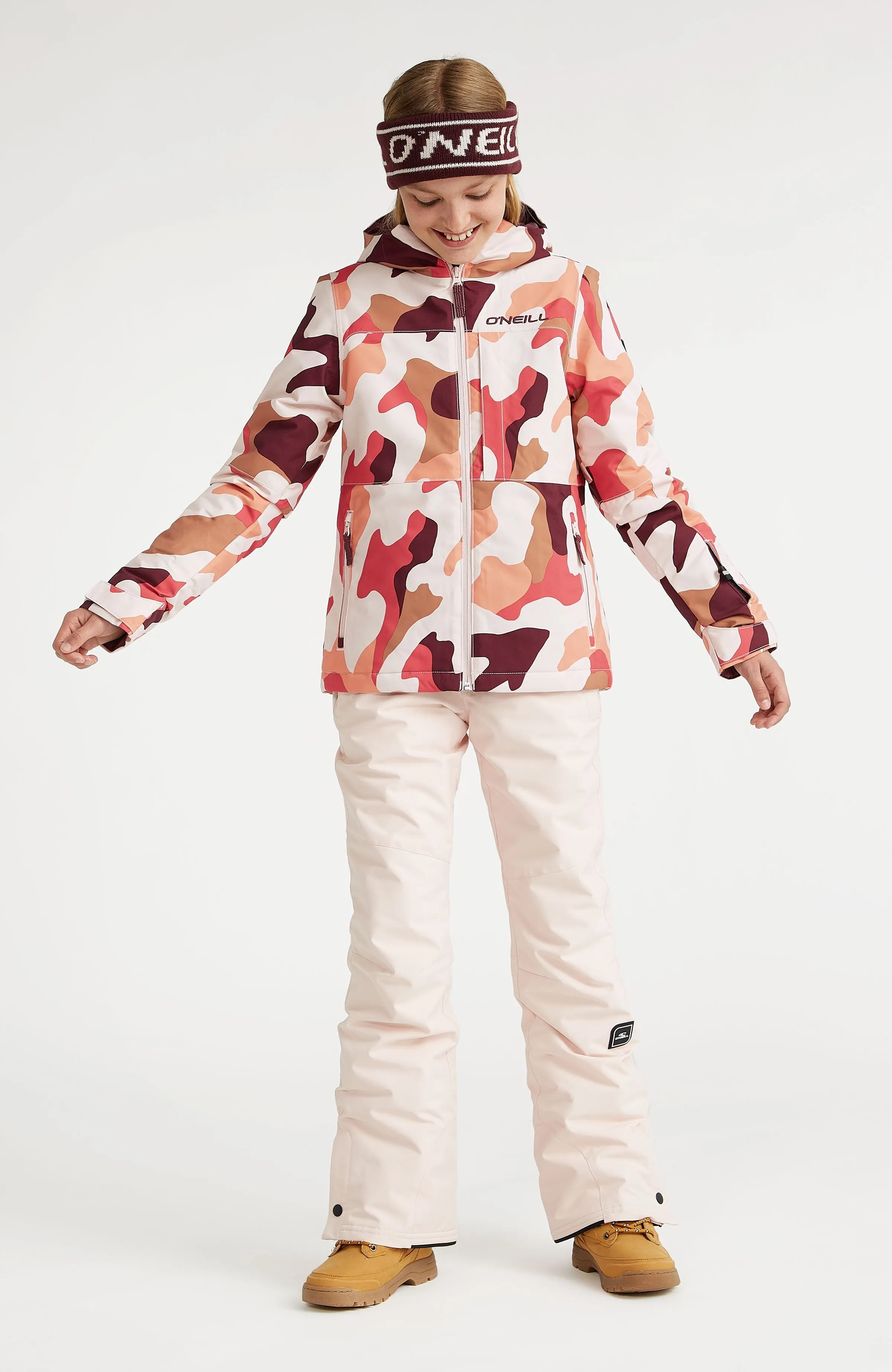 Lite Printed Snow Jacket | Purple Hiker Camo