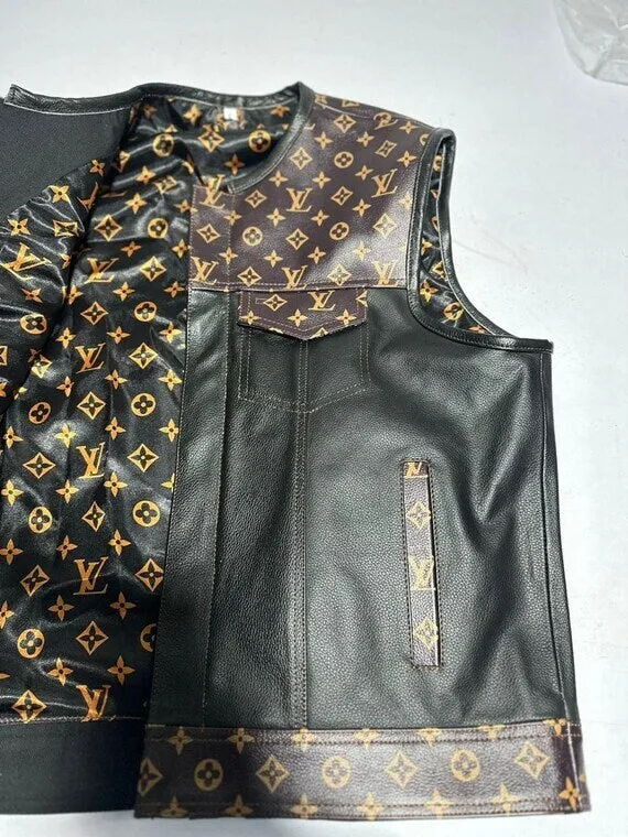 Louis Vuitton Hunt Club Motorcycle Leather Vest