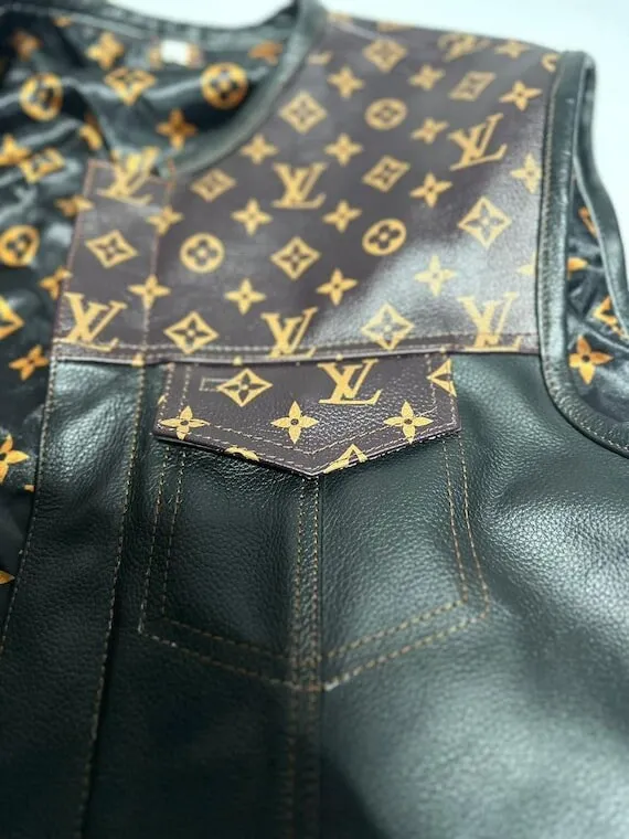 Louis Vuitton Hunt Club Motorcycle Leather Vest