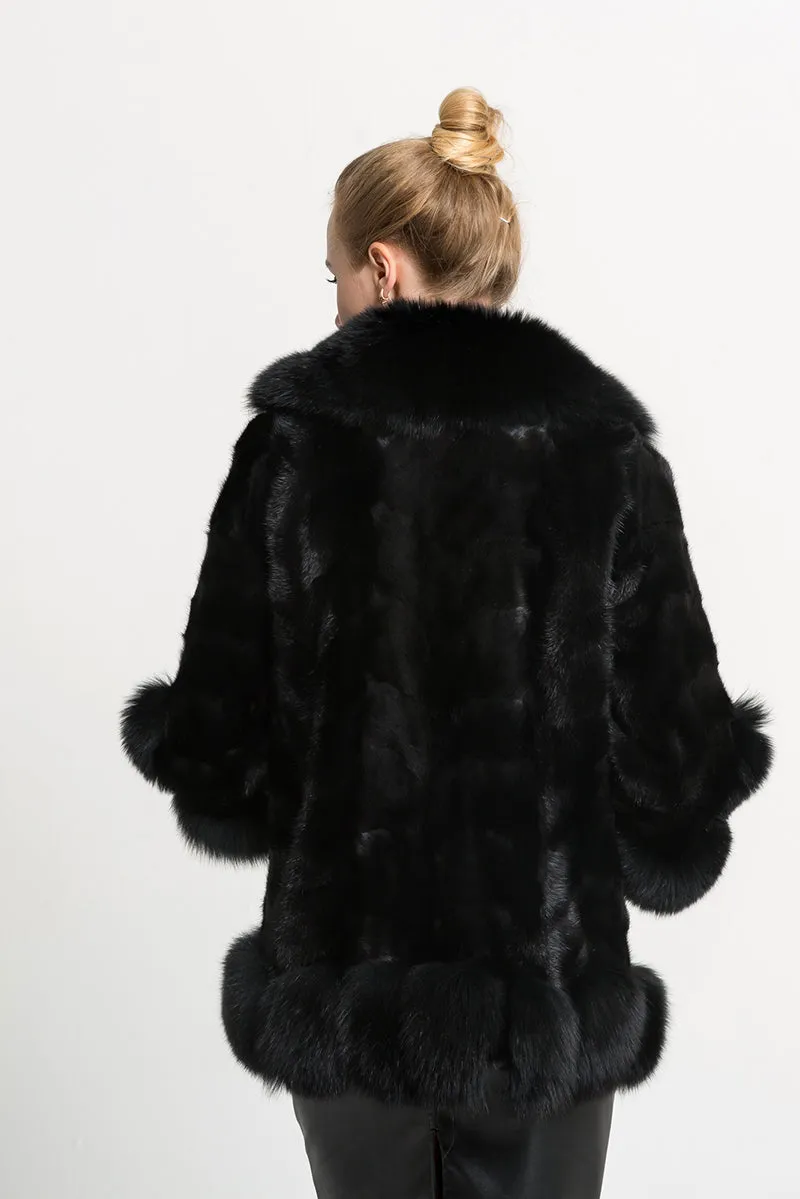 Lux Genuine Mink Fur Coats