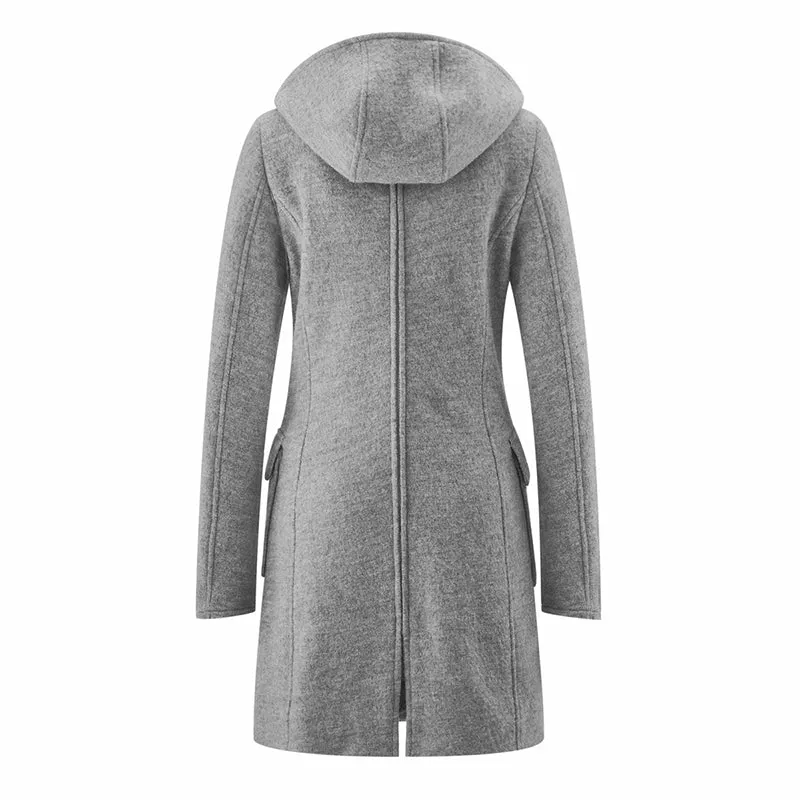 Mamalila  Maternity   Babywearing Wool Coat Vienna Light grey