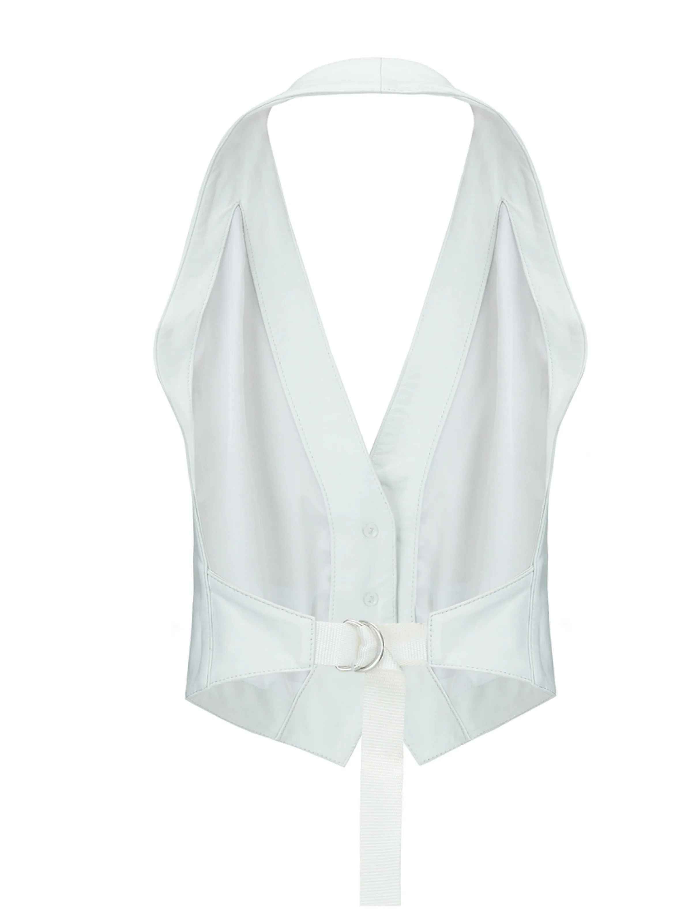 Manokhi Uma Vest White