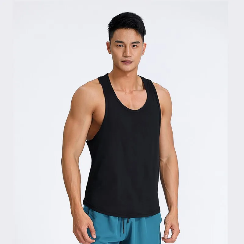 Men Sports Vest Basketball Football Running Tank Gym Fitness Tops Male Training Joggers Sleeveless Shirt Breathable Clothes