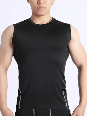 Men's Compression Lightweight Fitness Gyms Tank Top - SF0654