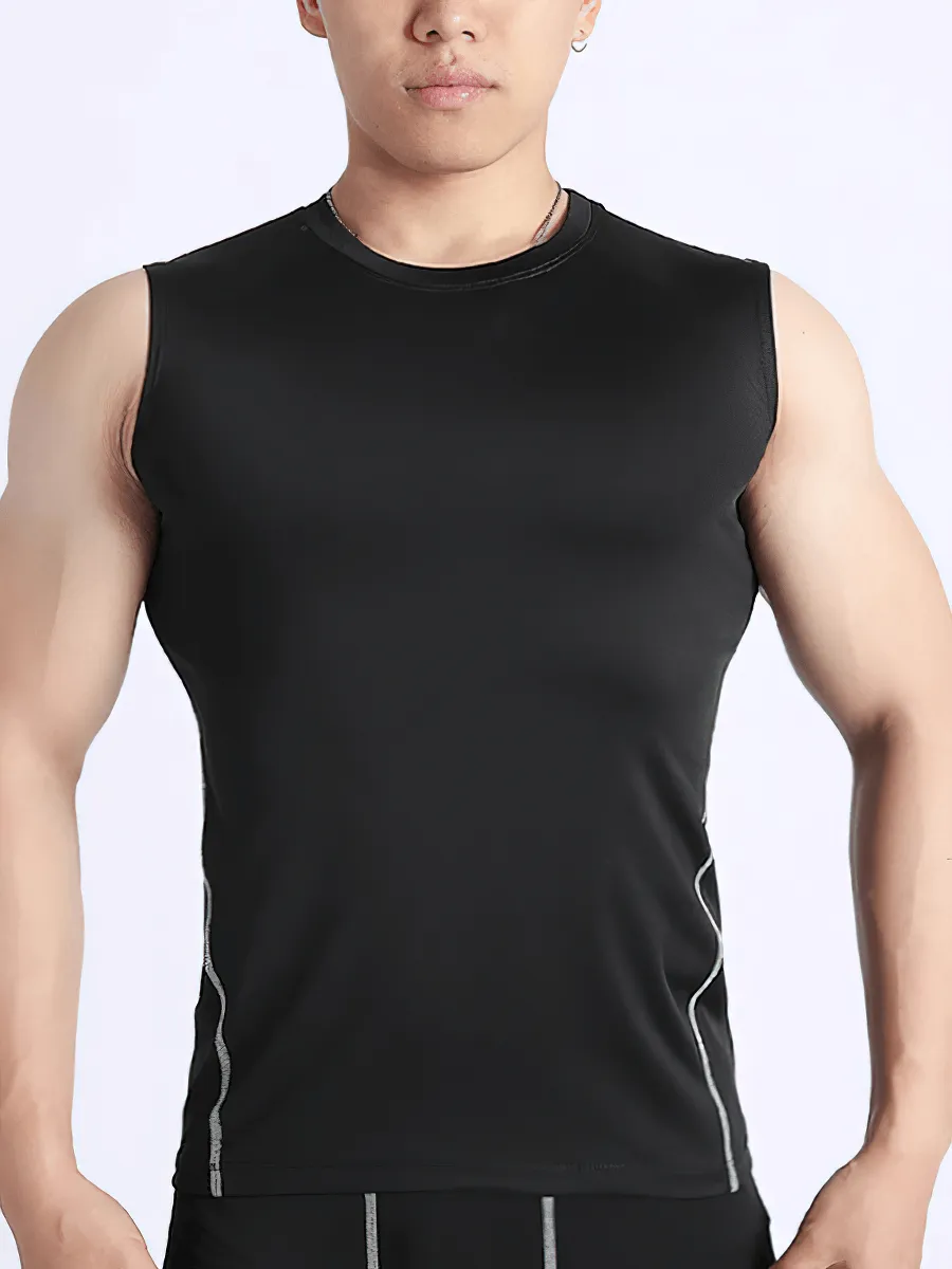 Men's Compression Lightweight Fitness Gyms Tank Top - SF0654