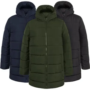 Men's Hooded Puffer Winter Coat - 3 Colors