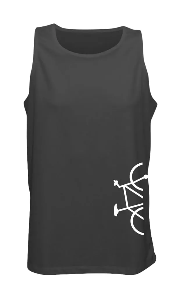 Men's Reflective Tank - Broken Bike