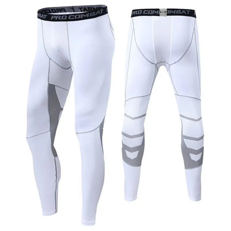 Men's Running Tracksuit Training Fitness Sportswear Set Compression Leggings Sport Clothes Gym Tight Sweatpants Rash Guard Lycra v2