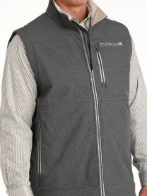 MWV1541008-Cinch Men's CC Bonded Vest-Gray