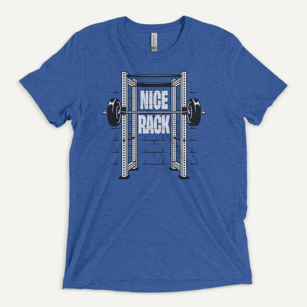 Nice Squat Rack Men’s Triblend T-Shirt