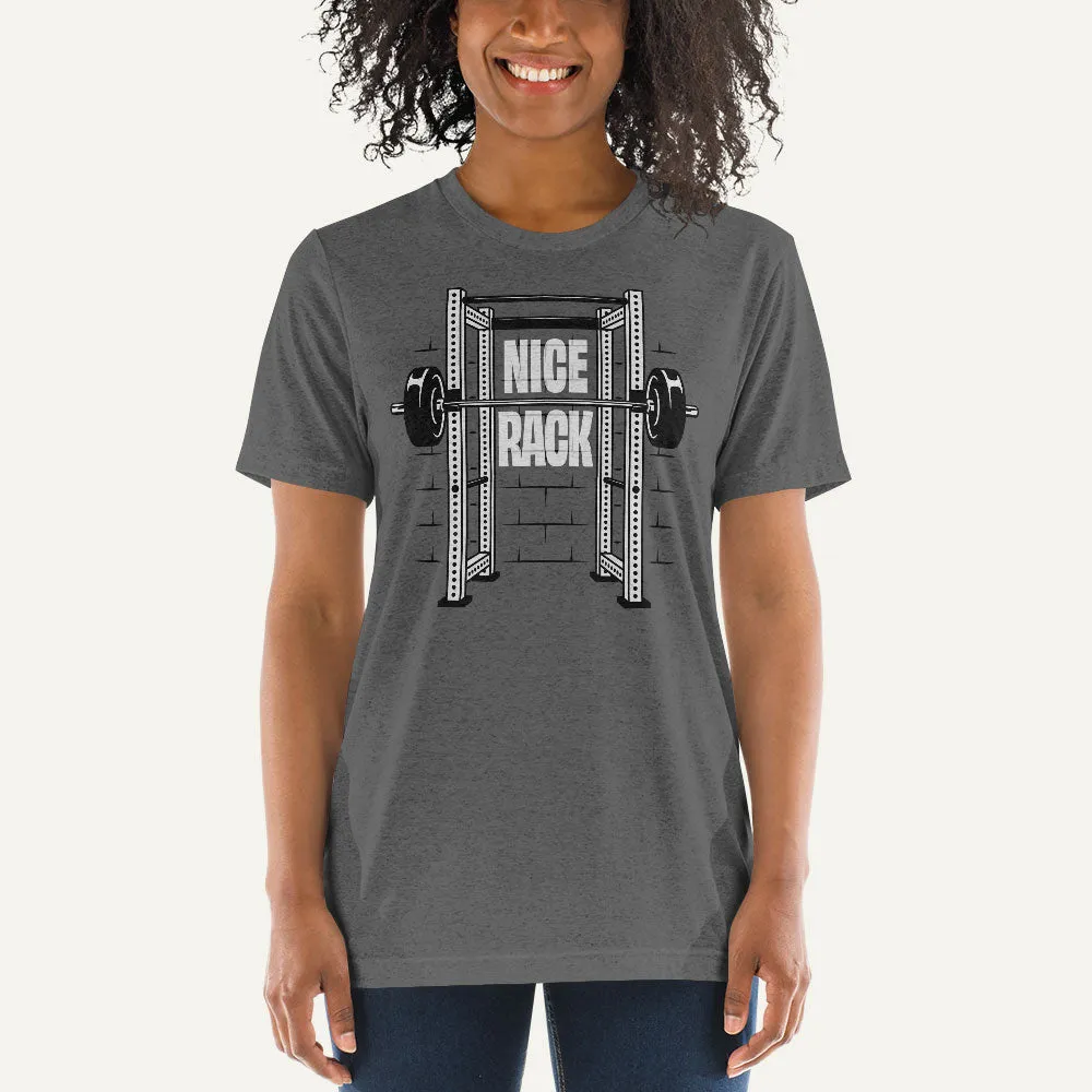 Nice Squat Rack Men’s Triblend T-Shirt