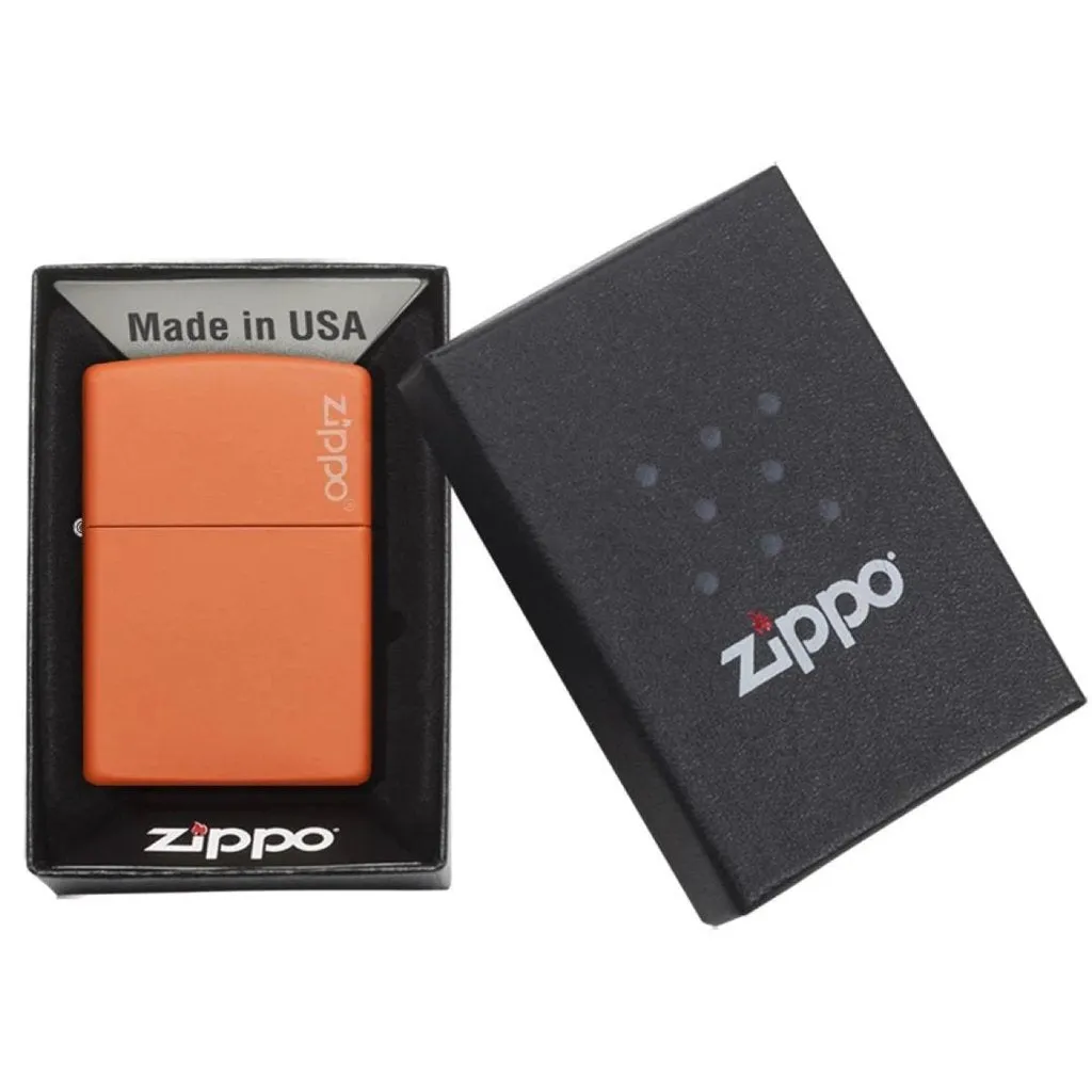 Orange Matte with Zippo Logo