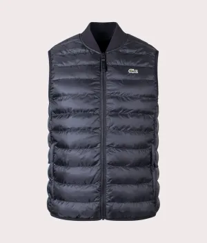 Padded Water-Repellent Vest Jacket