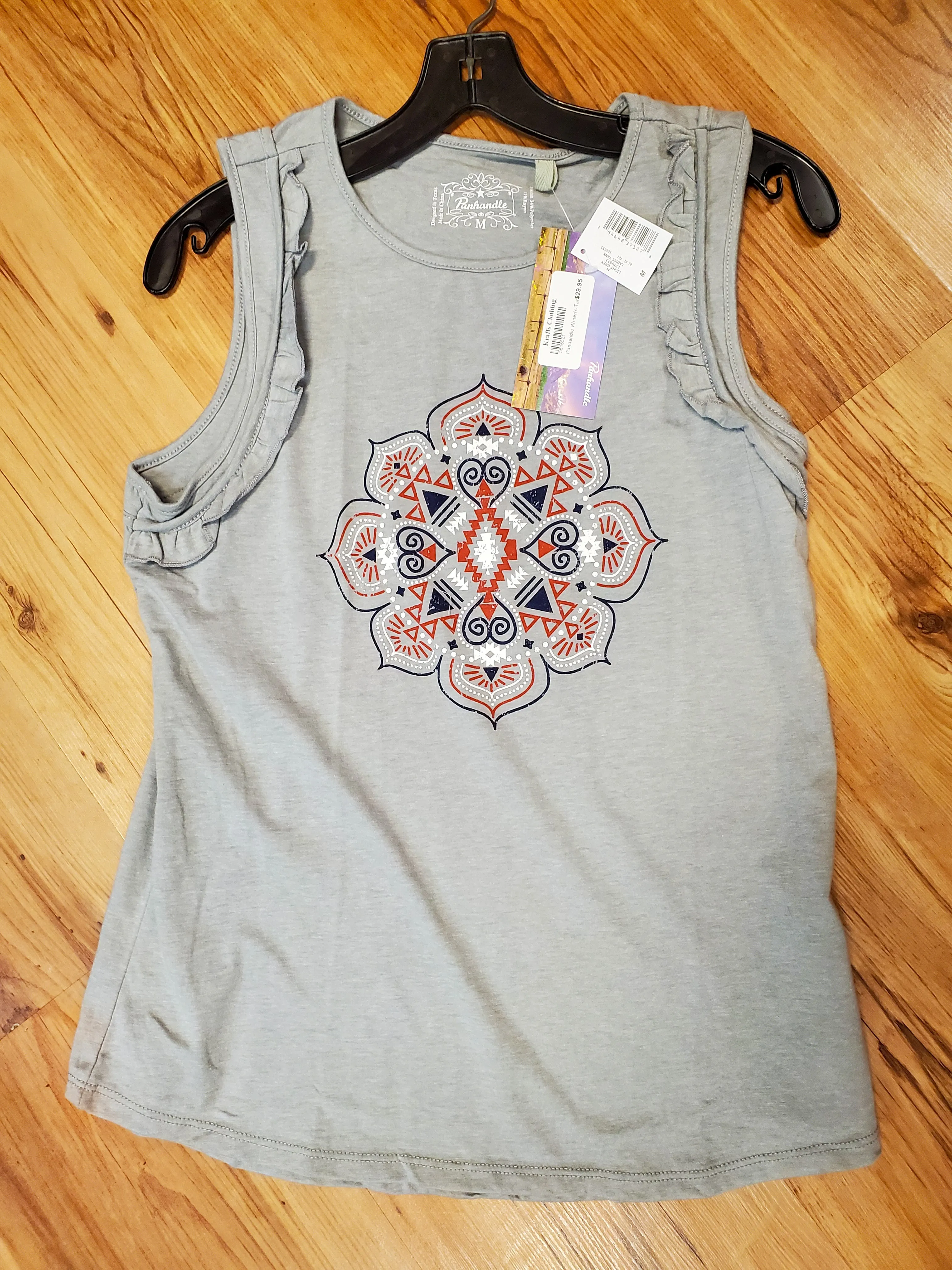 Panhandle Slim Light Grey Ladies Tank