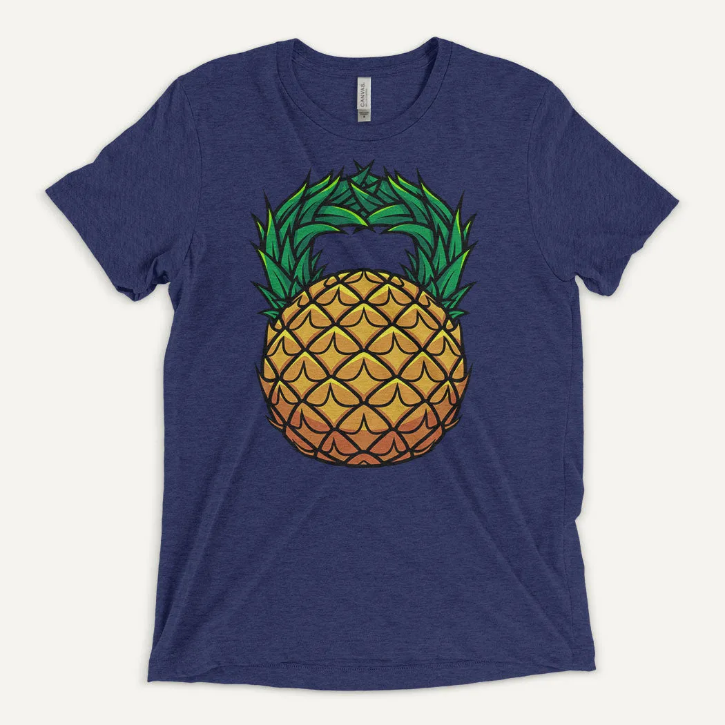 Pineapple Kettlebell Design Men's Triblend T-Shirt